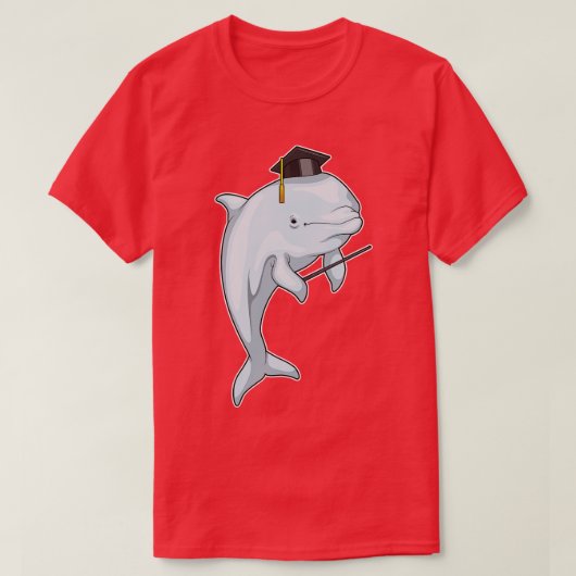 T-shirt Professeur Dolphin Cylinder (Design devant)