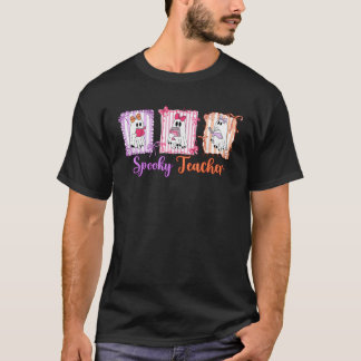 T-shirt Professeur éffrayant Halloween amusant Fantôme Tri