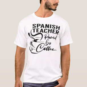 T-shirt Professeur espagnol avec café