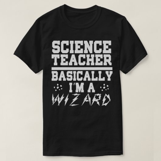 T-shirt Professeur Funny Professeur De Science Fondamental (Design devant)