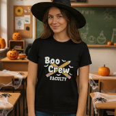T-shirt Professeur Halloween Boo Crew faculté