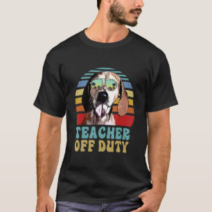 T-shirt Professeur Hors Service Américain Anglais Coonhoun