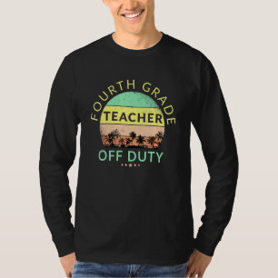 T-shirt Professeur hors service École Plage vacances Solei