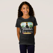 T-Shirt Professeur hors service Lunettes de soleil plage c (Devant entier)