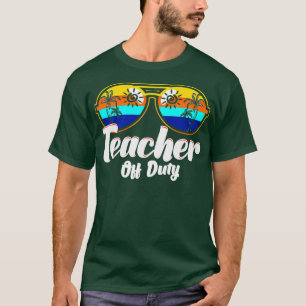 T-shirt Professeur hors service Lunettes de soleil Plage P