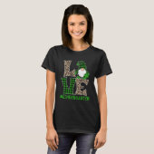 T-shirt Professeur irlandais Jour de la Saint Patrick Love (Devant entier)
