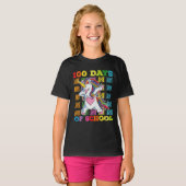T-shirt Professeur Licorne 100 Jours D'école (Devant entier)