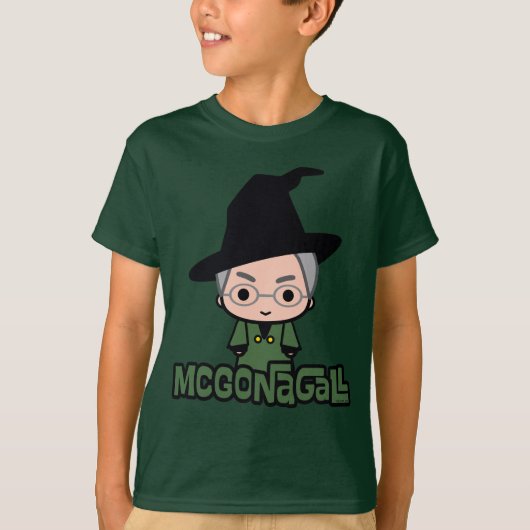 T-shirt Professeur McGonagall Cartoon Character Art (Devant)