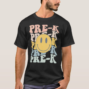 T-shirt Professeur pré-maternelle rétro élève premier jour