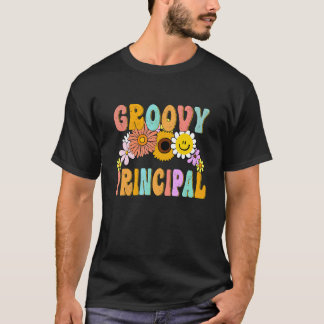 T-shirt Professeur Principal Rétro Groovy Premier Jour De
