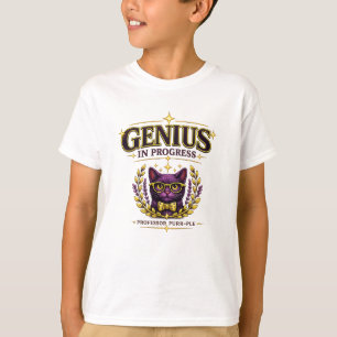 T-shirt Professeur Purr-Ple™ – Génie en marche
