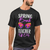 T-shirt Professeur Relax Spring Beach Hors Service Break B (Devant)