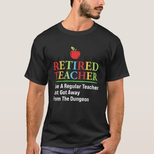 T-shirt Professeur retraité Professeur retraité (Devant)