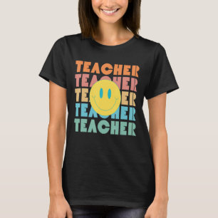 T-shirt Professeur rétro Inspirationnel Coloré Élémentaire