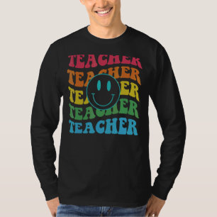 T-shirt Professeur rétro Inspirationnel Coloré Élémentaire