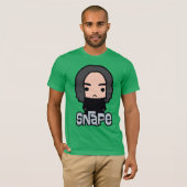 T-shirt Professeur Snape Cartoon Caractère Art (Devant entier)