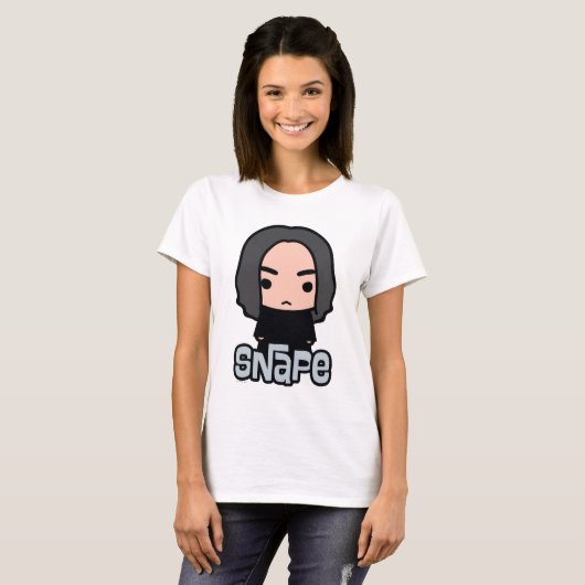 T-shirt Professeur Snape Cartoon Caractère Art (Devant entier)