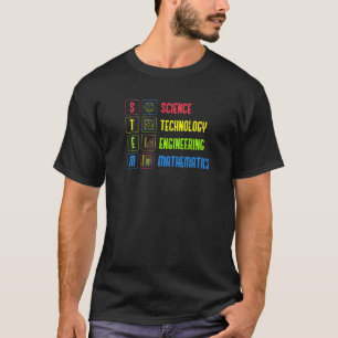 T-shirt Professeur Stem Sciences Technologie Ingénierie Ma