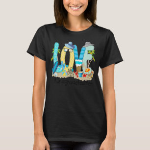 T-shirt Professeur Summer Love Beach Été 2e année Enseigna