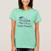 T-shirt Professeur Superhero/Super Power (Devant)