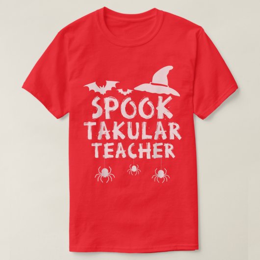 T-shirt Professeur Takular Parlé Halloween Enseignant (Design devant)