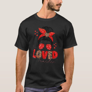 T-shirt Professeur Valentine's Day One Loved Enseignant Me