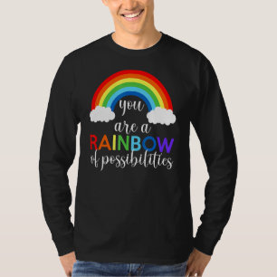 T-shirt Professeur Vous Êtes Un Arc En Ciel Des Possibilit