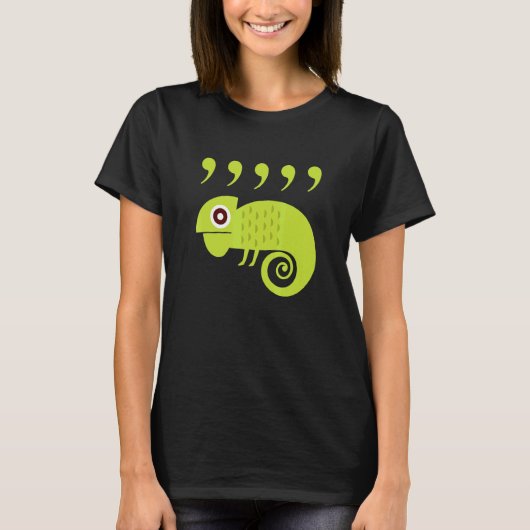 T-shirt Professeurs d'anglais Comma Caméléon 80s (Devant)