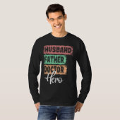 T-shirt Profession dad hero father Doctor (Devant entier)