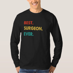 T-shirt Profession de chirurgien Rétro Meilleur chirurgien