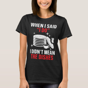 T-shirt Profession de laveur de vaisselle Employé de resta