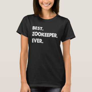 T-shirt Profession de soigneur de zoo Meilleur soigneur de