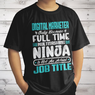 T-shirt Profession de spécialiste du marketing numérique