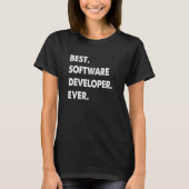 T-shirt Profession du développeur logiciel Meilleur dévelo (Devant)