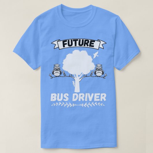 T-shirt Profession future de conducteur d'autobus (Design devant)