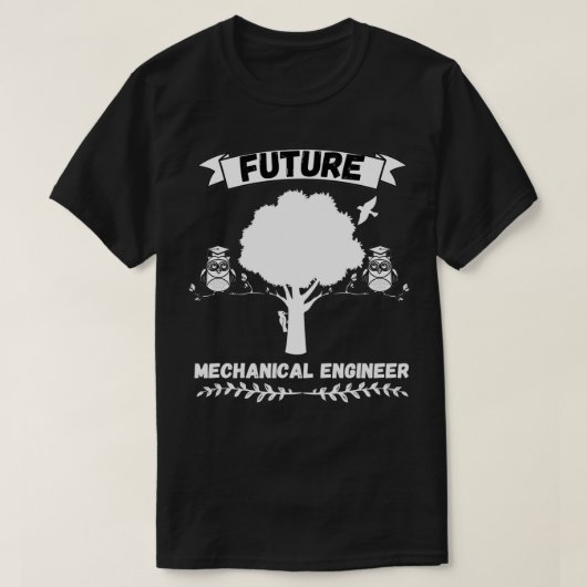 T-shirt Profession future d'ingénieur mécanique (Design devant)