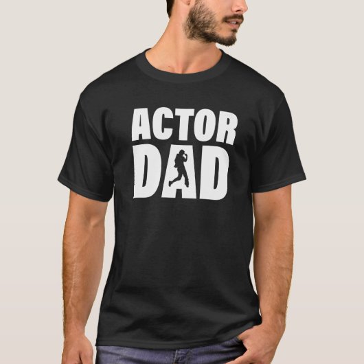 T-shirt Profession Job For Men Actor Dad (Devant)