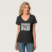 T-shirt Profession Job For Men Broker Dad (Devant entier)