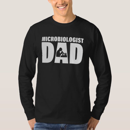 T-shirt Profession Job For Men   Microbiologist Dad (Devant)