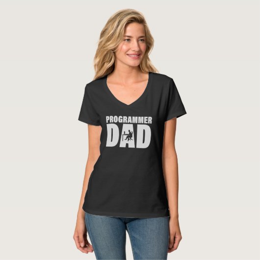 T-shirt Profession Job For Men Programmer Dad (Devant entier)
