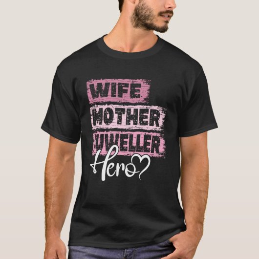 T-shirt Profession mère héros mère joaillier (Devant)