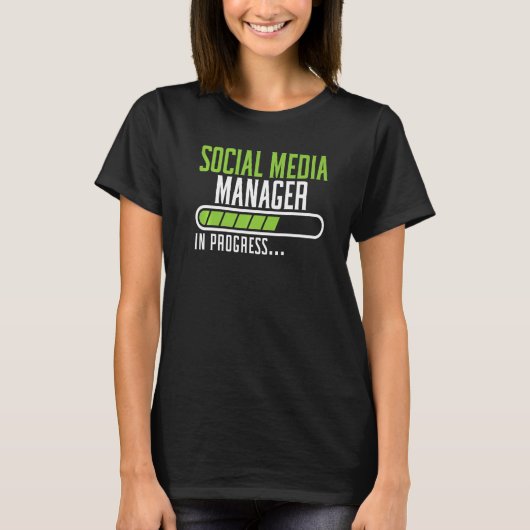 T-shirt Profession professionnelle en médias sociaux Gesti (Devant)