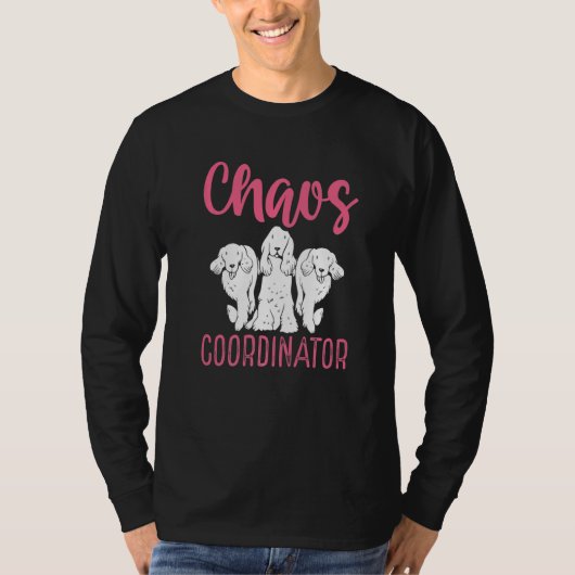T-shirt Professional Dog Sitter Chaos Coordinator Dog Wal (Devant)