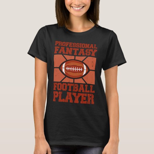 T-shirt Professional Fantasy Football Player Costume (Devant)