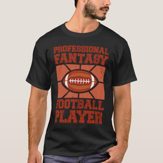 T-shirt Professional Fantasy Football Player Costume (Devant)