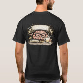 T-shirt Professional Overthinker 24/7 Funny Brain Coffee S (Dos)