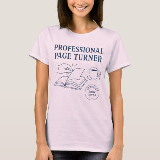 T-shirt Professional Page Turner - Funny Book Lover