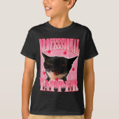 T-shirt Professional Yapper Cat Funny Oddly Specific Dank  (Devant)