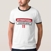 T-shirt professionally unavailable (Devant)