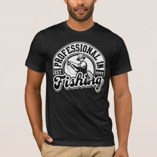 T-shirt Professionnel dans la pêche (est. Année